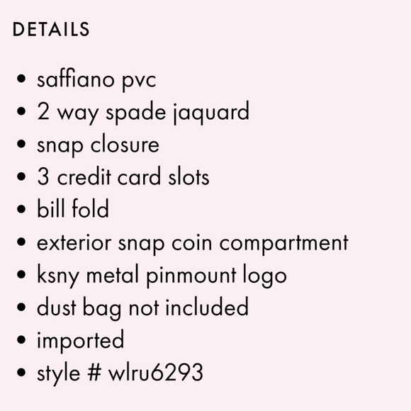 Kate Spade link micro tri fold - Picture 6 of 7